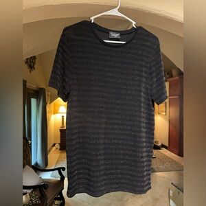 Reclaimed Vintage Black and Gold Striped Blouse